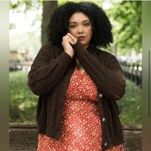 Able Ruth Cableknit Cardigan